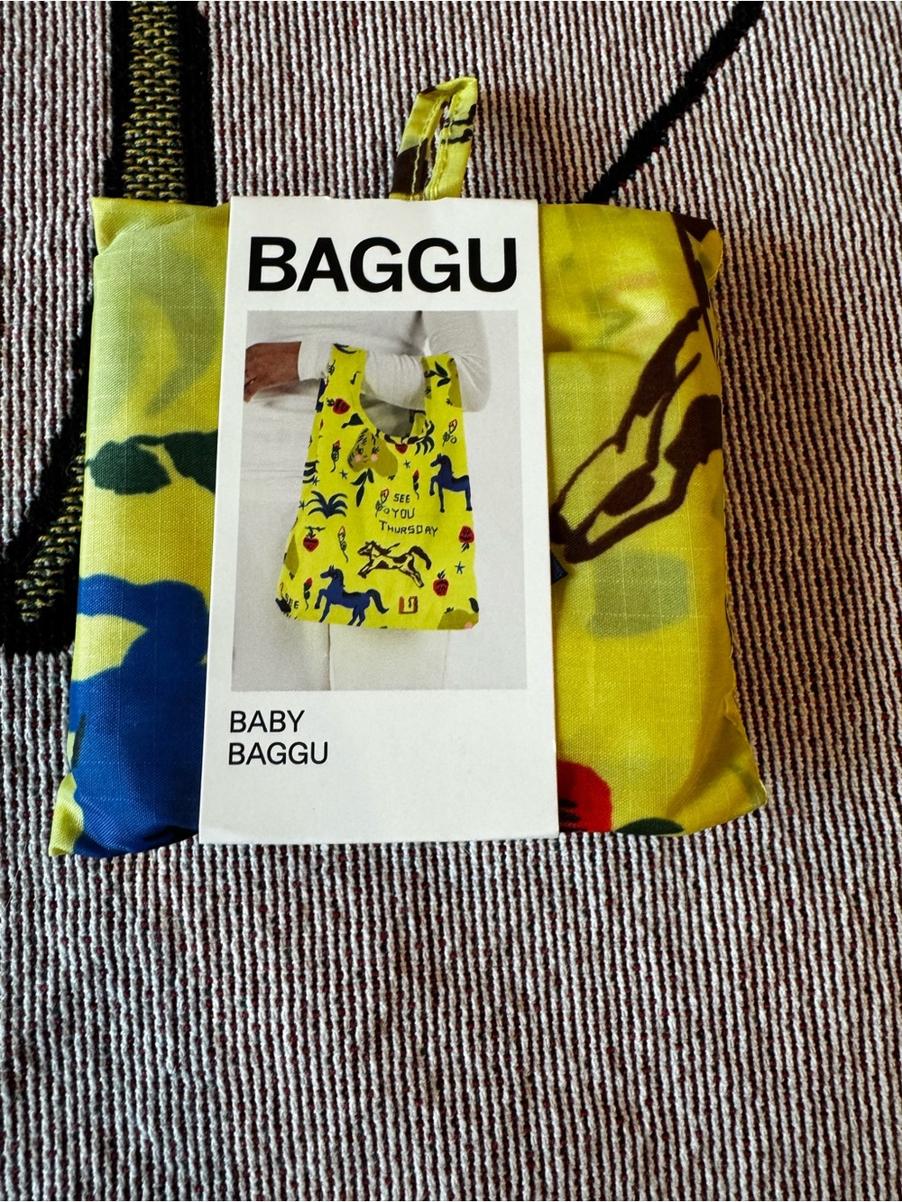 NWT - Baggu Baby Standard Reusable Bag - Painted Prairie
